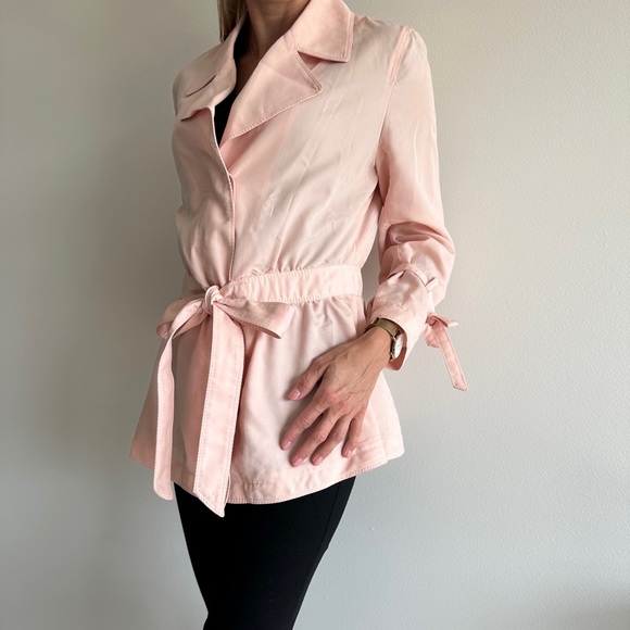 Banana Republic Light Pink Trench Top - Picture 3 of 3